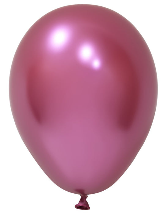 Fuchsia Chrome Latex Balloon  - 5 inch (Pk 100)