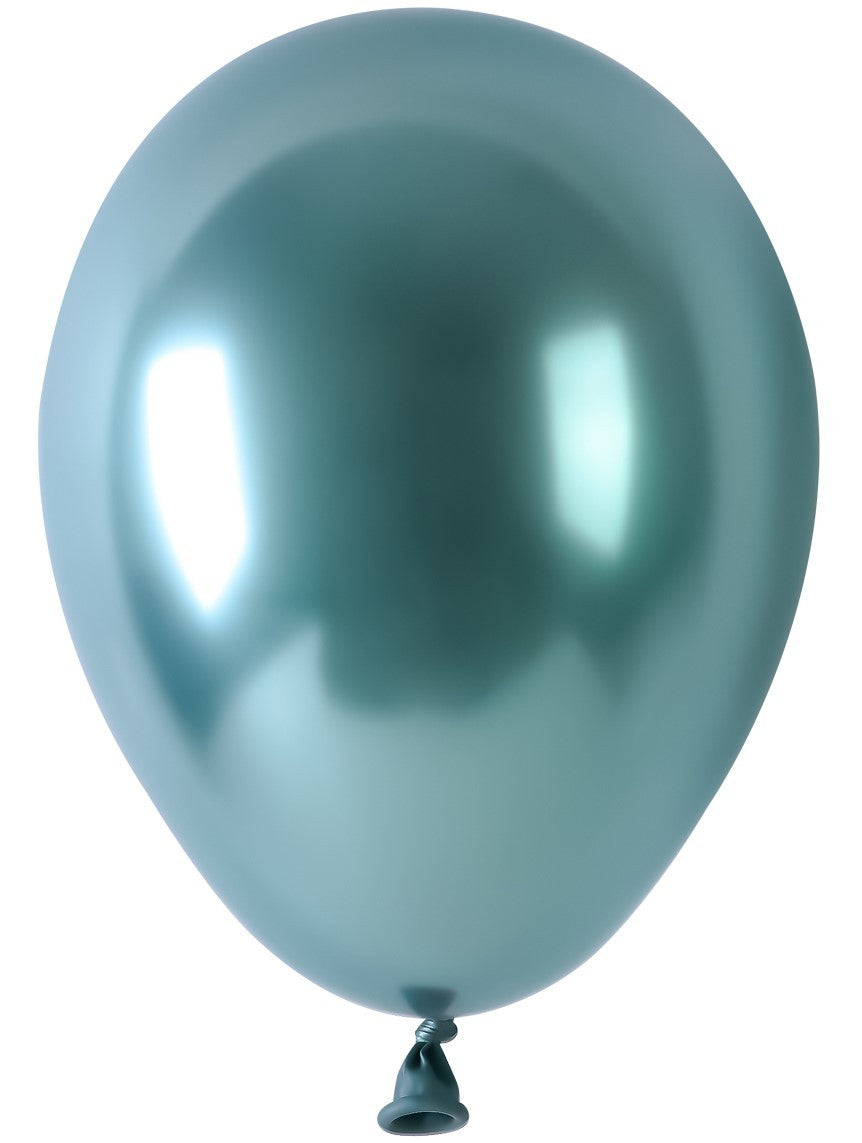 Green Chrome Latex Balloon 5inch (Pack of 100)