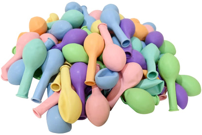 Assorted Macaron Latex Balloon 10inch (Pack of 100)