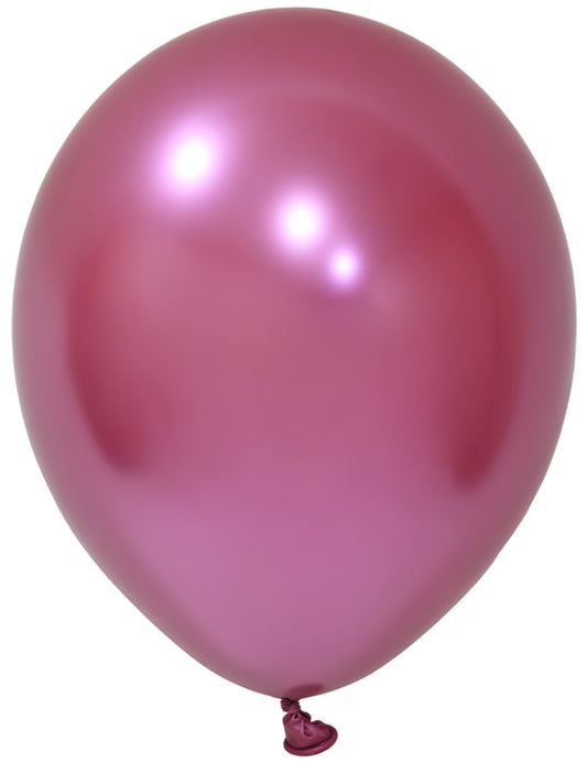 Fuchsia Chrome Latex Balloon 10inch (Pack of 50)