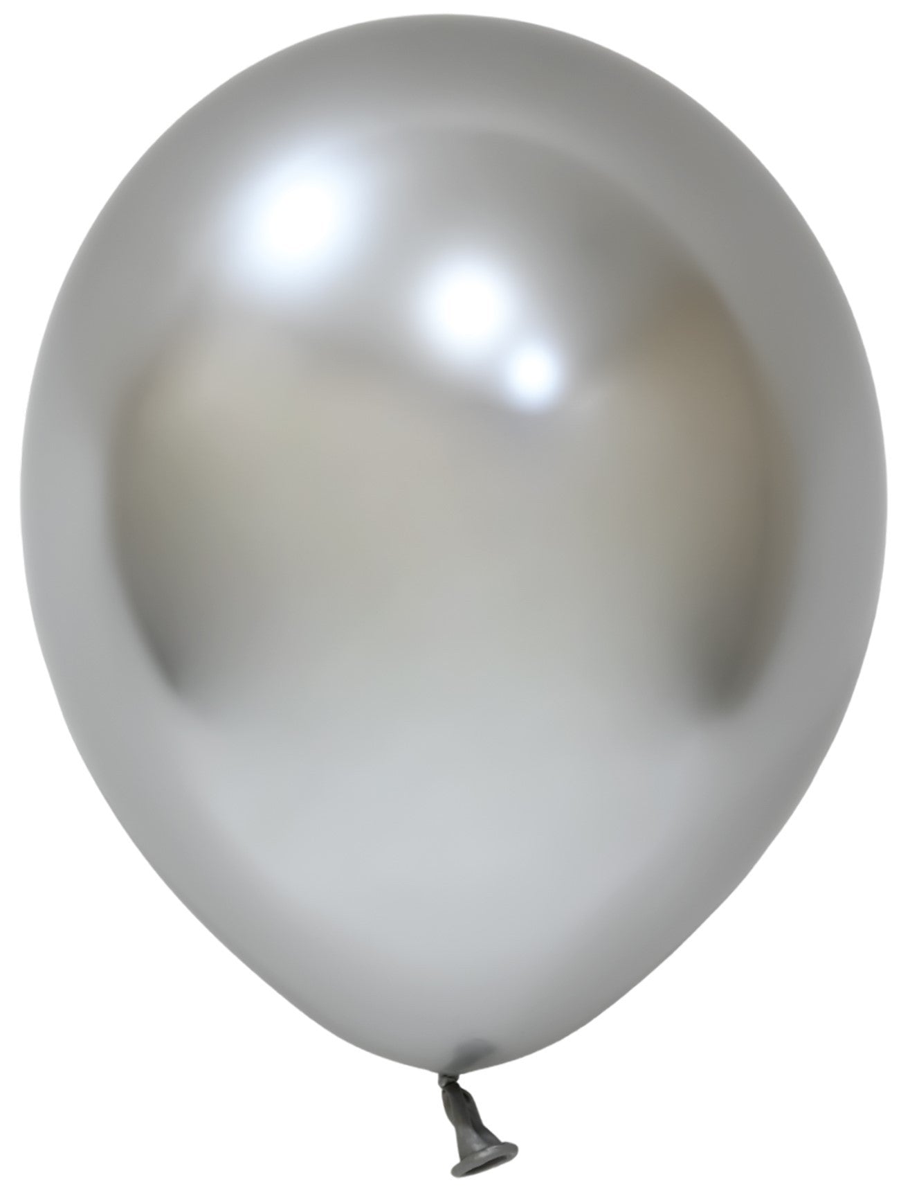 Silver Chrome Latex Balloon 10inch (Pack of 50)