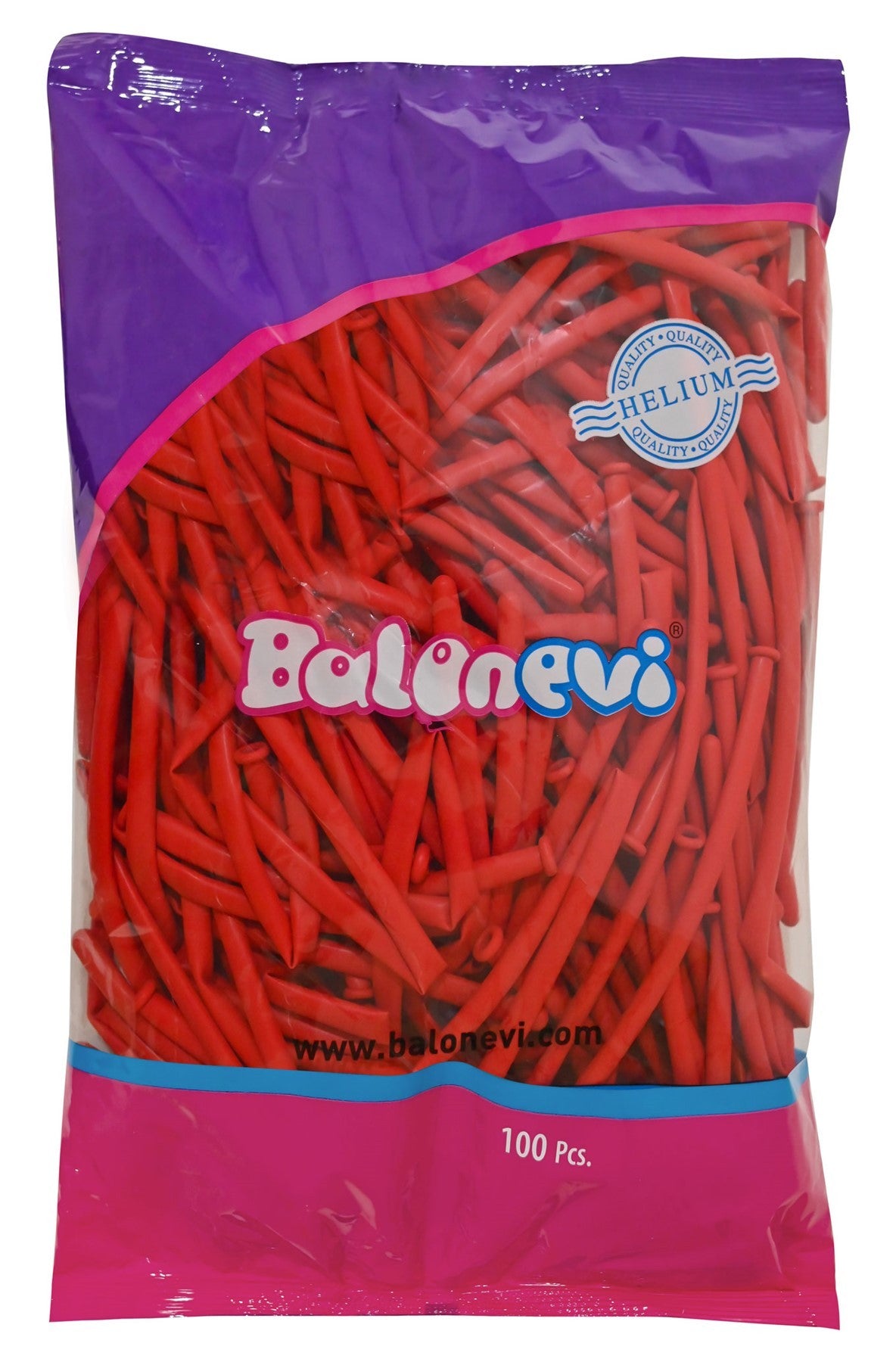 Red Modelling Balloons (Pack of 100)