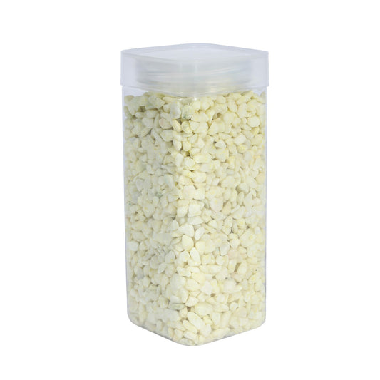 4-6mm Cream Pebbles in Square Jar (900gr)