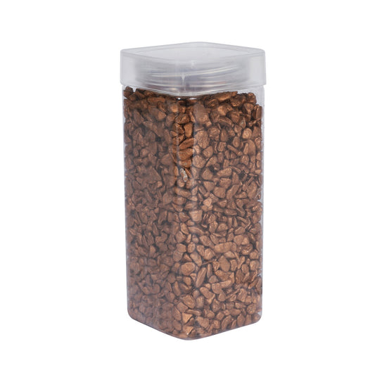 4-6mm Copper Pebbles in Square Jar (900gr)