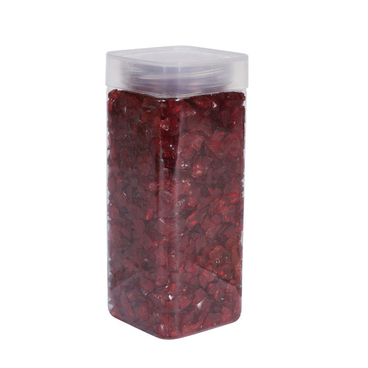 5-8mm Red Glass Pebbles (750gr)