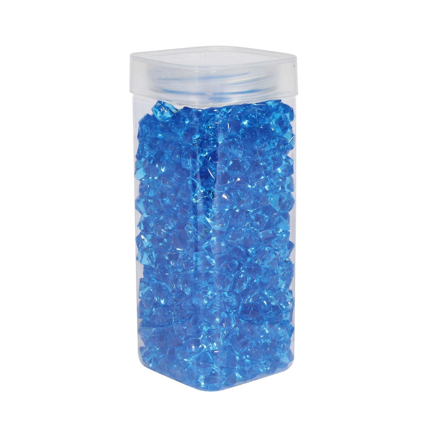 Small Blue Acrylic Stone in Square Jar (320gr)