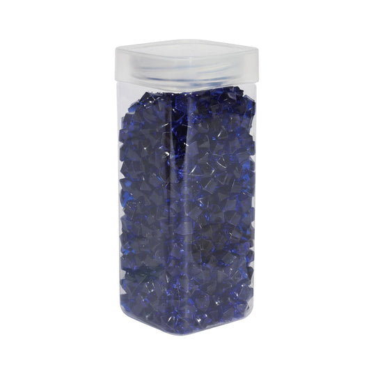 Small Dark Blue Acrylic Stone in Square Jar (320gr)