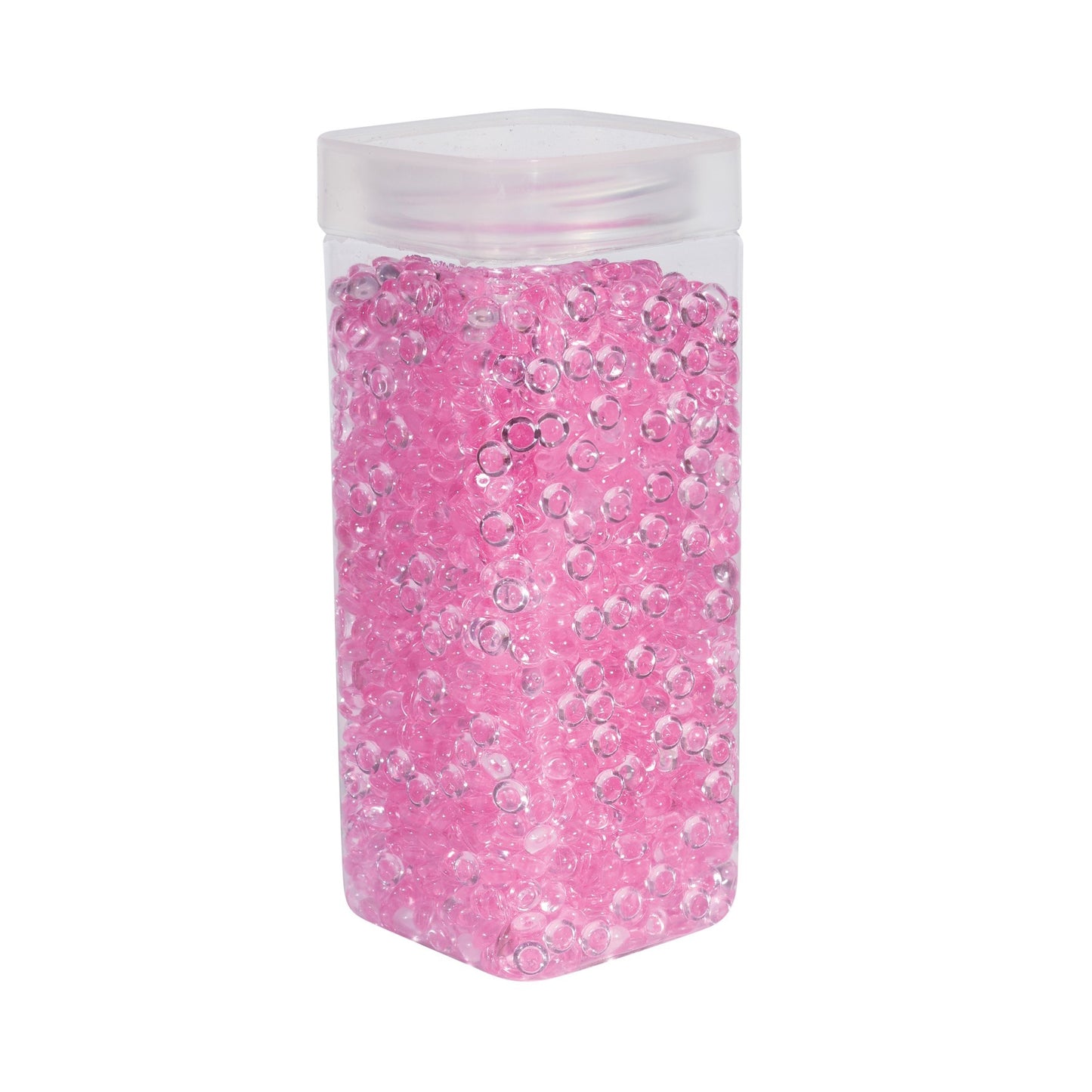 7mm Plastic Bright Pink Beads (330gr)