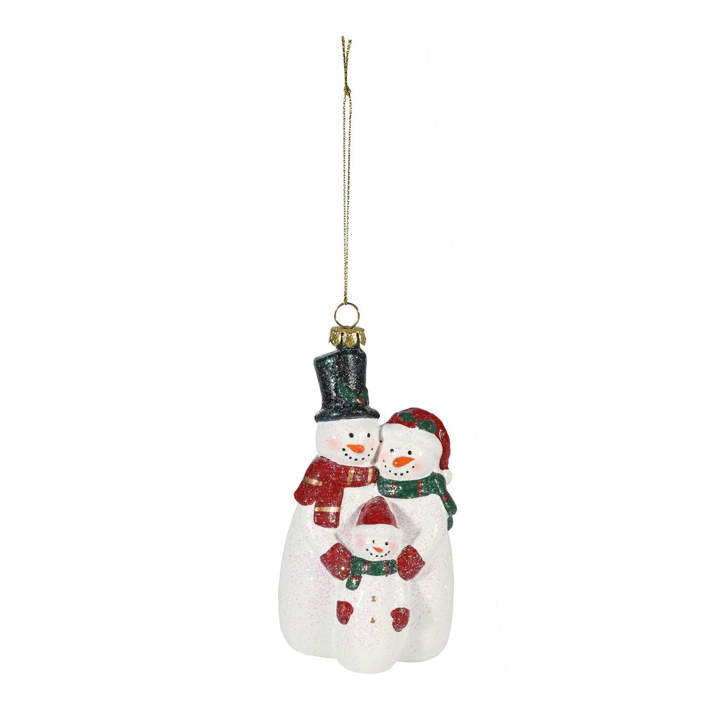 Snowman Family Hanging Decoration (12cm)