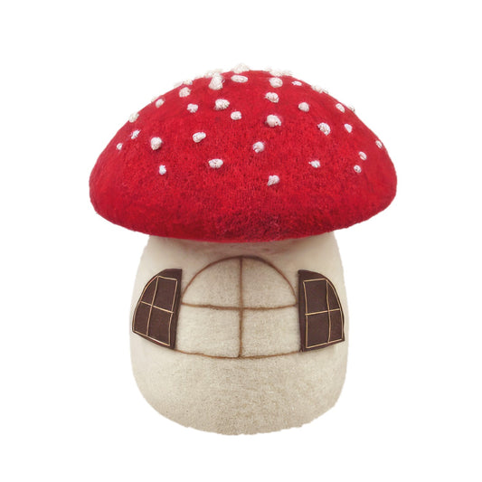 Felt Toadstool House Ornament (25cm)