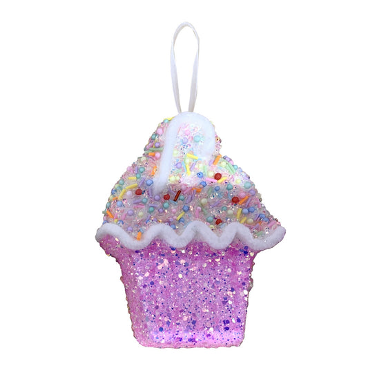 Flat Cupcake Hanging Decoration (15cm)