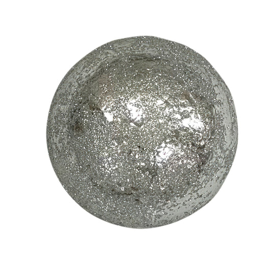 Silver Metallic Bauble (13cm)