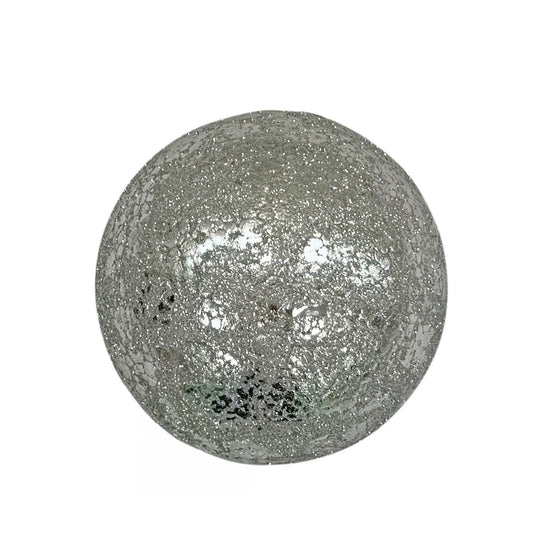 Silver Metallic Bauble (11cm)