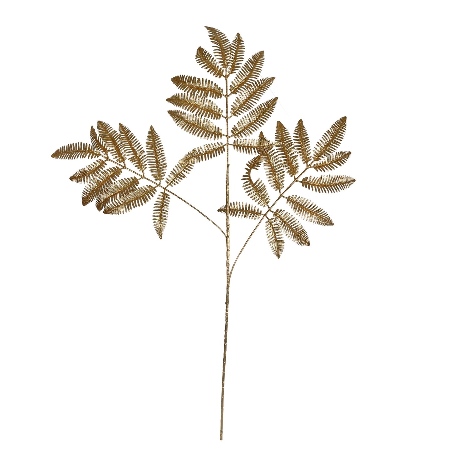 Gold Metallic Fern Stem