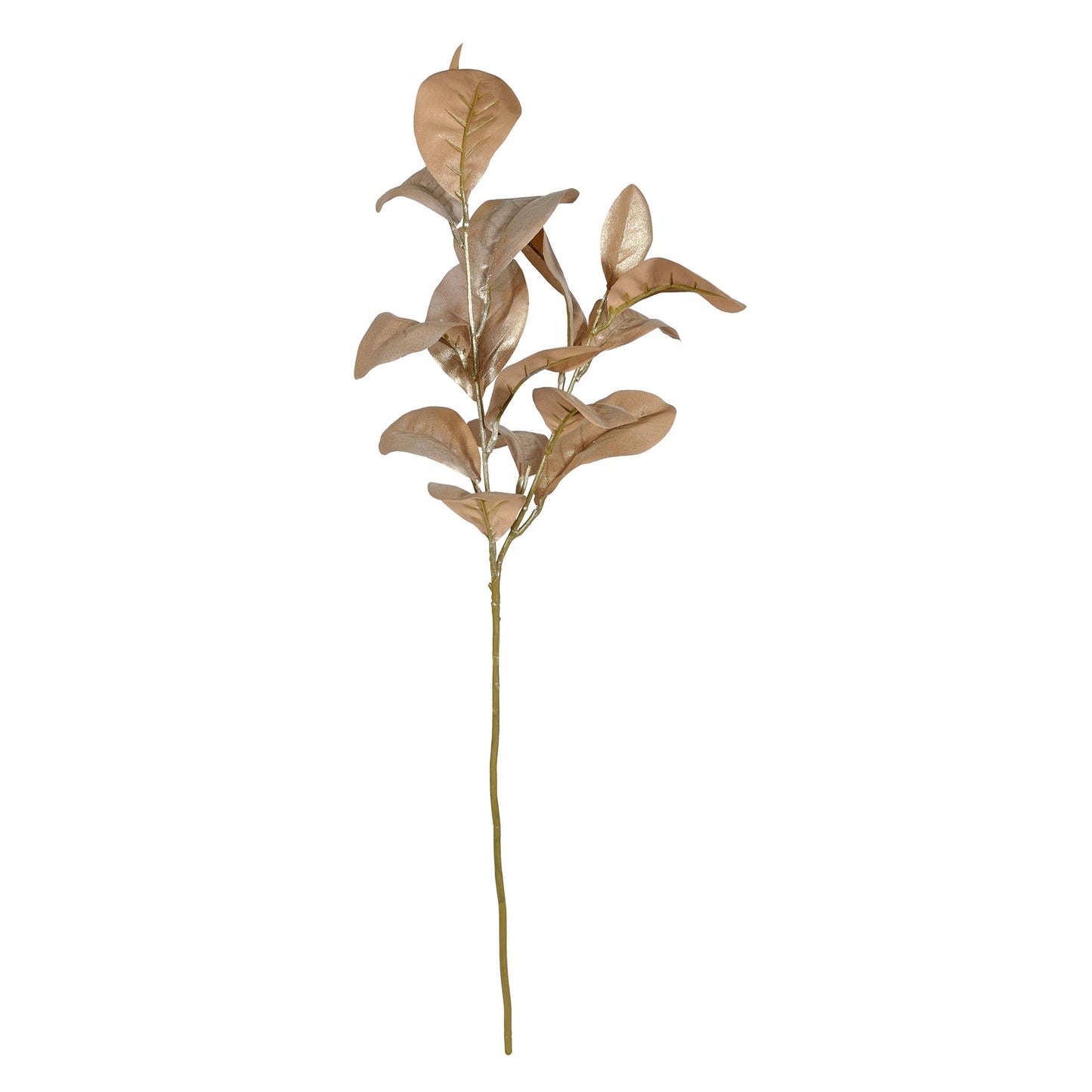 Champagne Magnolia Leaf Stem (98cm)