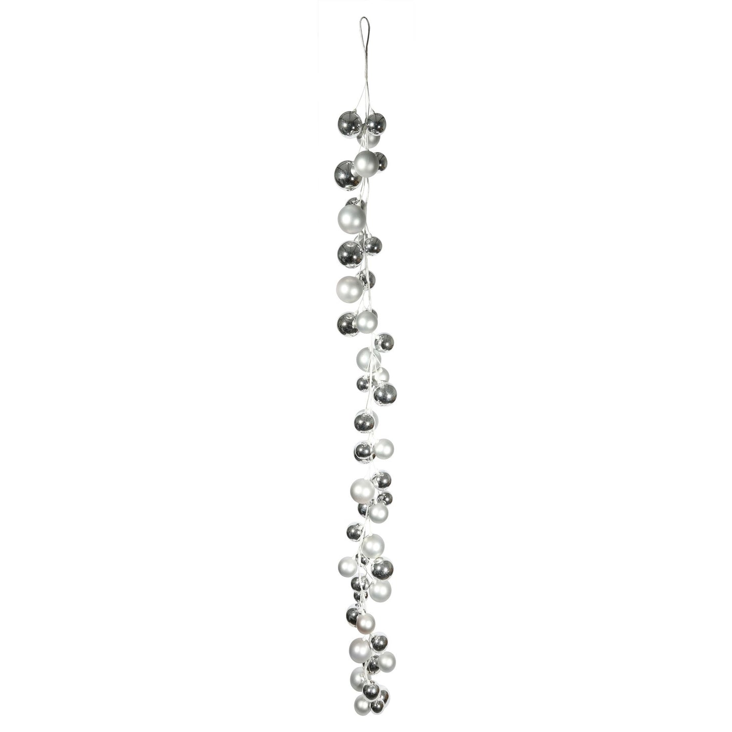 Silver Bauble Garland (180cm)