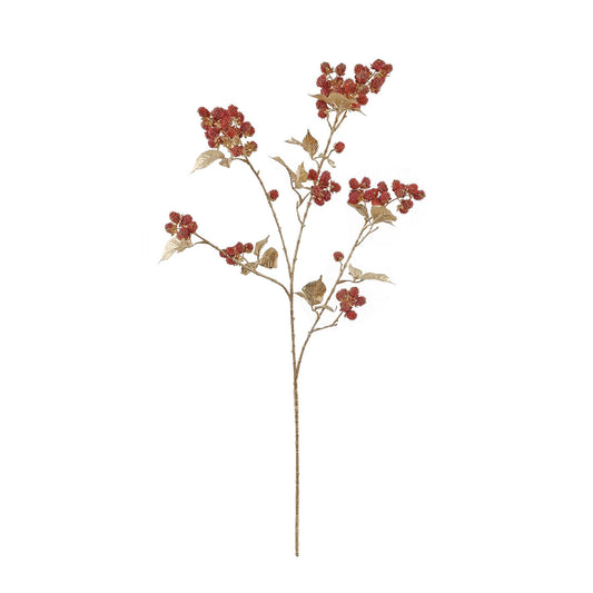 Dark Red Mulberry Spray (107cm)