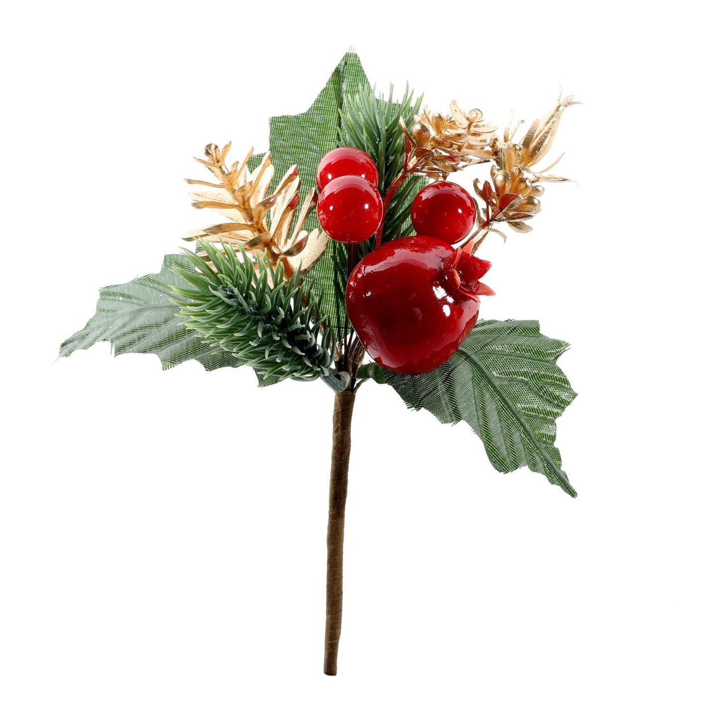 Red Berry with Rosehip Pick (16cm)