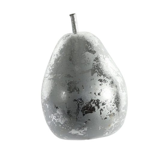 Silver Metallic Pear Hanging Decoration