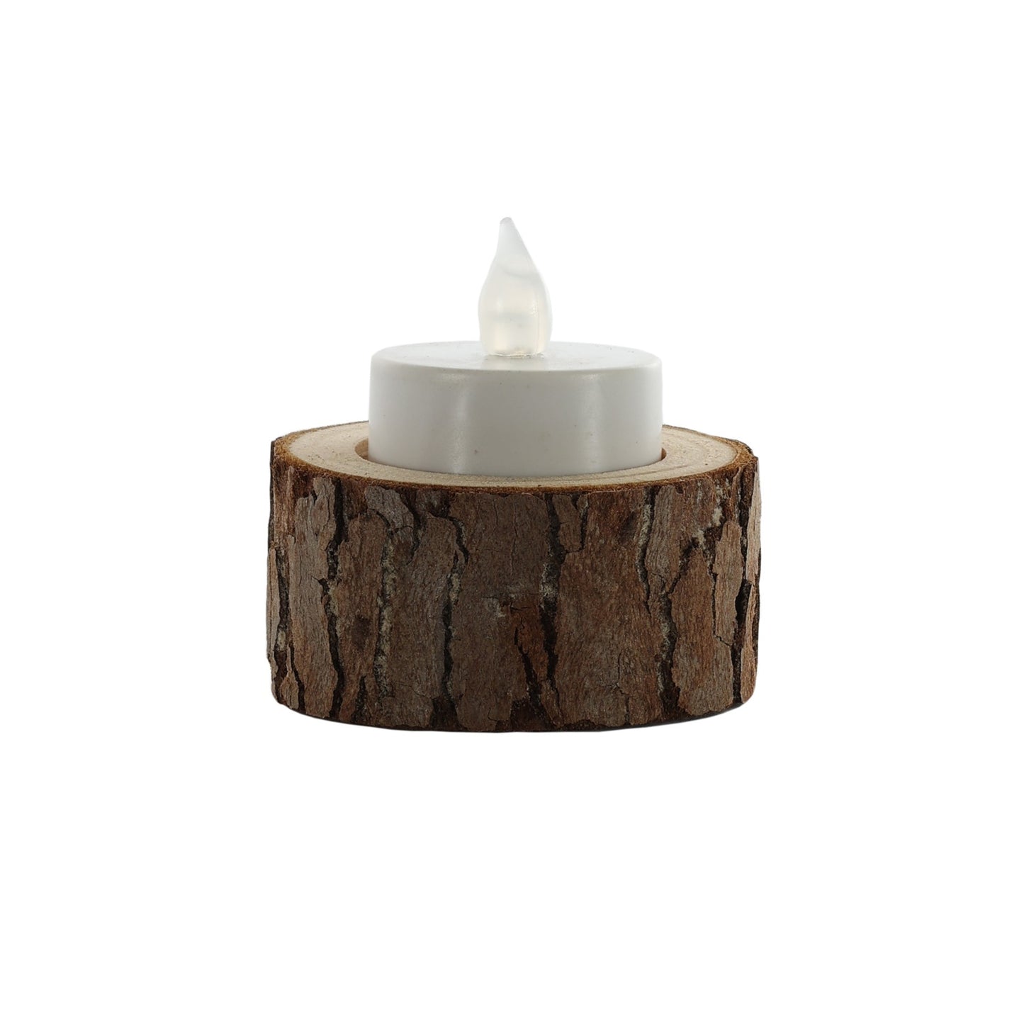 Wooden LED Tealight Holder