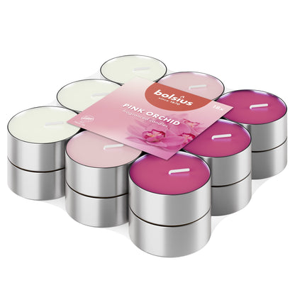 Pink Orchid Tealights (Pack of 18)