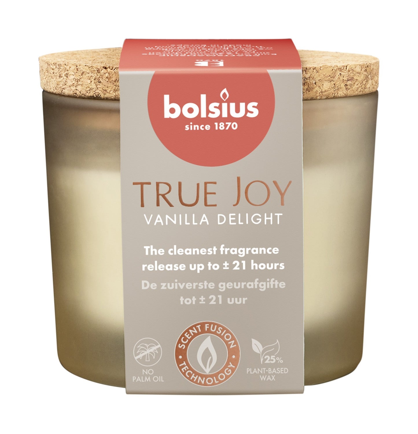 True Joy Fragrance Glass Candle - Vanilla Delight