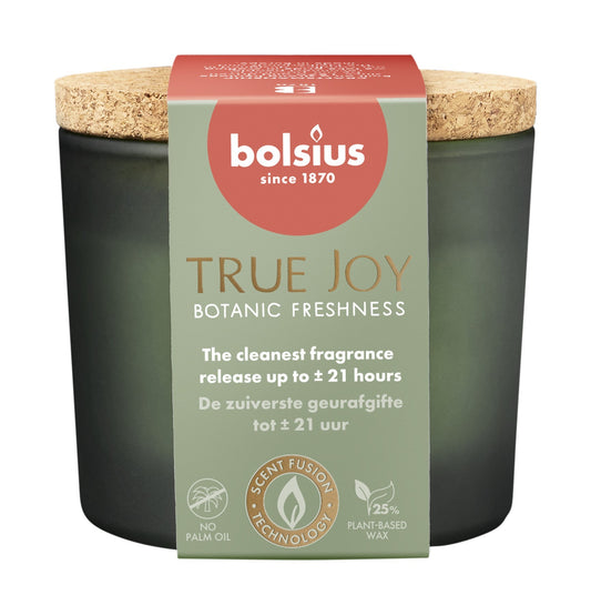 True Joy Fragrance Glass Candle- Botanic Freshness