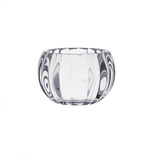 Clear Hallie Glass Tealight Holder (4cm)