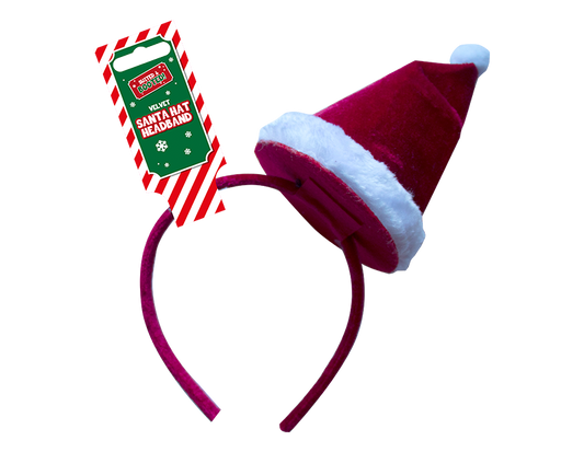 Velvet Santa Hat Headband