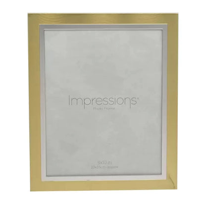 Brushed Gold Finish Photo Frame (8 inch x 10 inch)