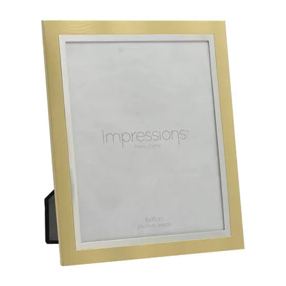 Brushed Gold Finish Photo Frame (8 inch x 10 inch)