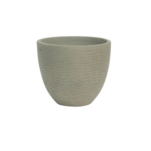 Hortus Classic Cemento Planter - H15cm x 18cm - Grey