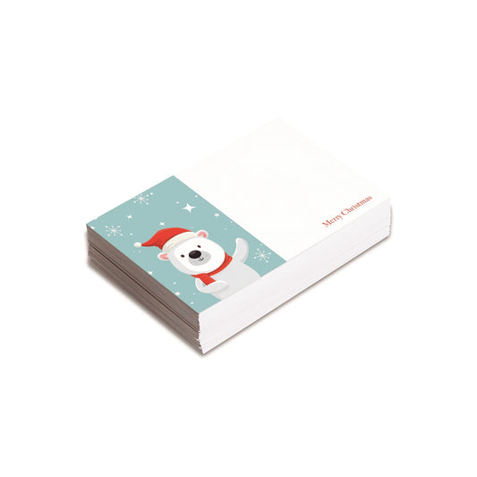 Polar Bear Florist Card (Pack of 25)