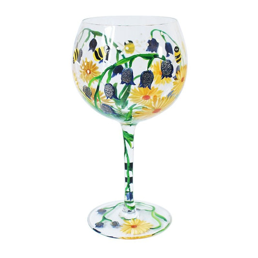 Bluebells Gin Glass