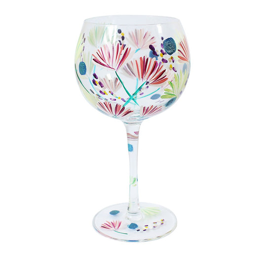 Meadow Thistles Gin Glass