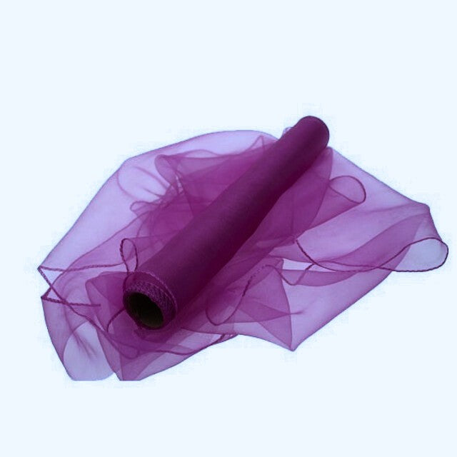 Purple Organza Roll (40cm x 9m)