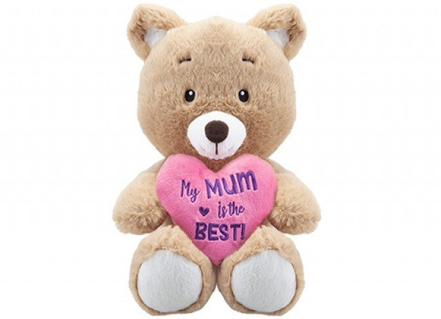 Kendall Sitting Value Bear with Mum Heart (30cm)