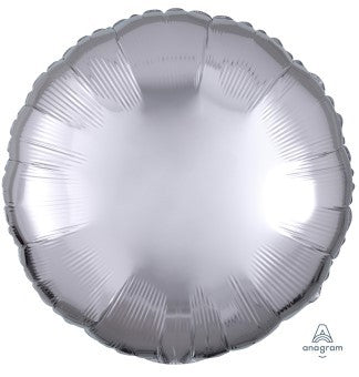 Silver Foil Circle Balloon (18 Inch)