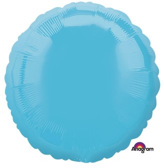 Blue Foil Circle Balloon (18 Inch)