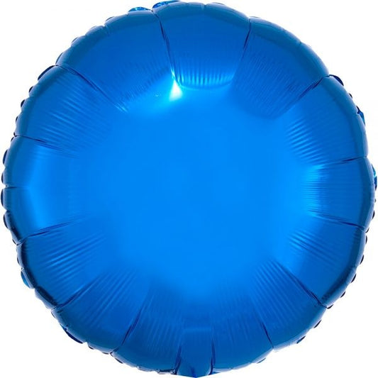 Sapphire Blue Circle Balloon (18 Inch)