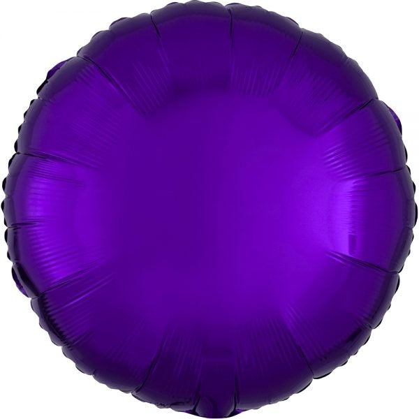 Purple Foil Circle Balloon (18 Inch)