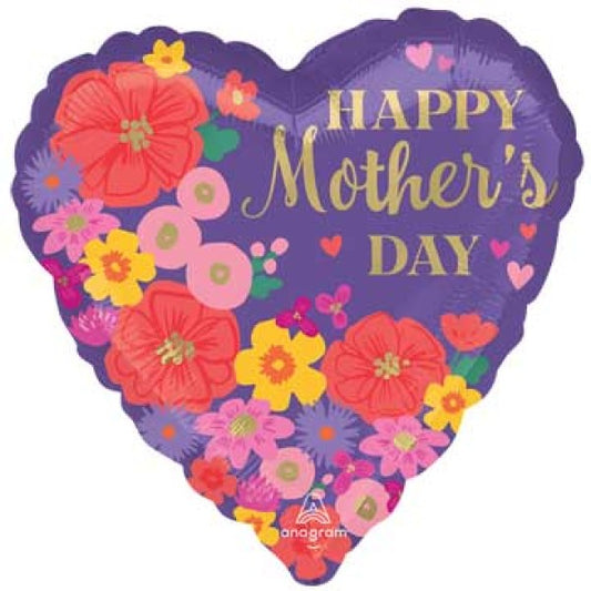 Mothers Day Sweet Flowers Balloon (18 Inch)