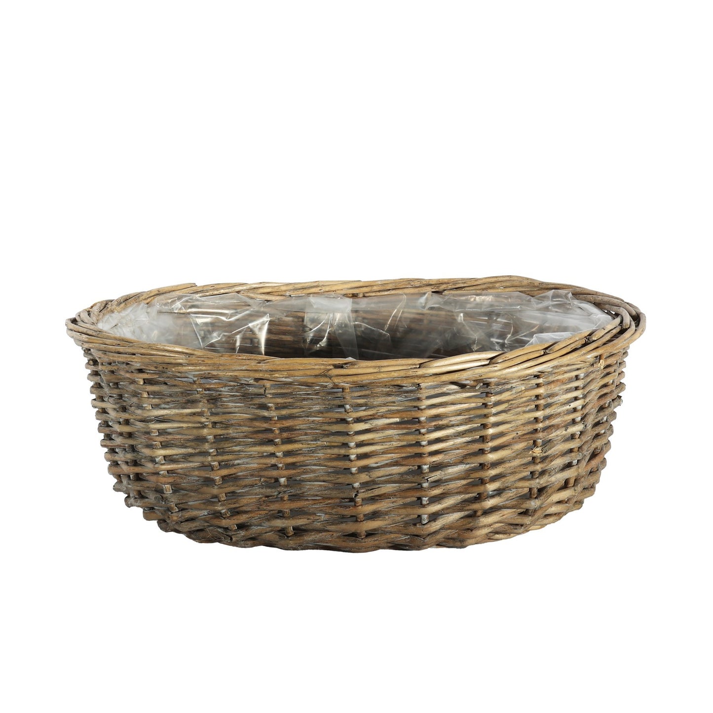 Natural Oval Split Willow Basket (14cm H)