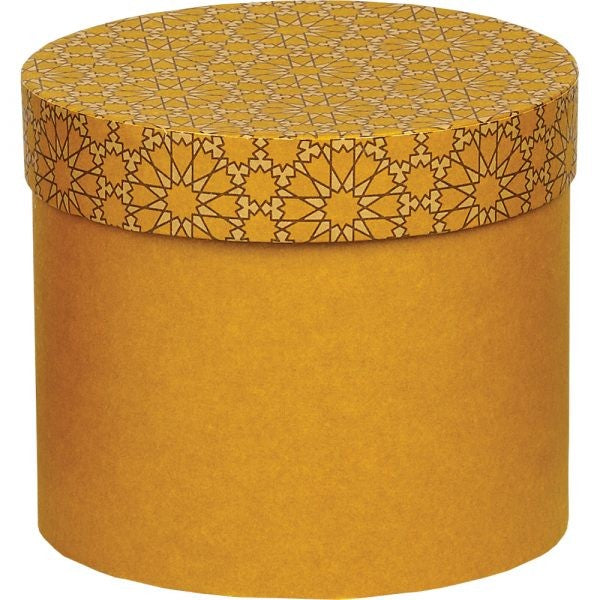 Eden Flare Hat Boxes - Butterscotch Yellow (Set of 2)