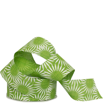 Apple Green Sunburst Ribbon