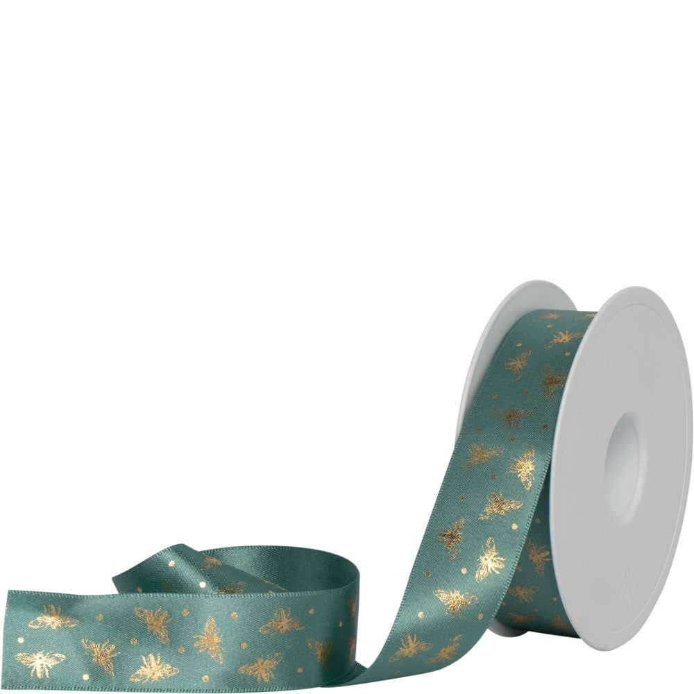 Teal Beeline Recycled Ribbon