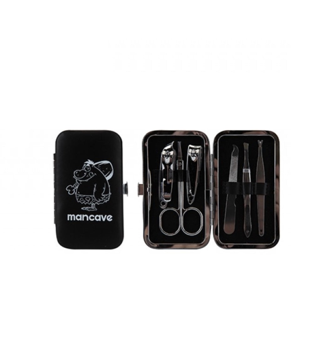 Man Cave 6 Piece Manicure Set With Travel Case