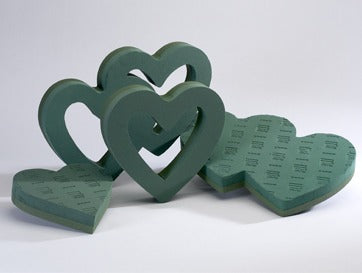 Foam Frames Hearts 15inch Open - 2 Pack