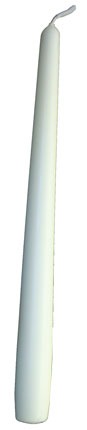 12 x Ivory Taper Candle