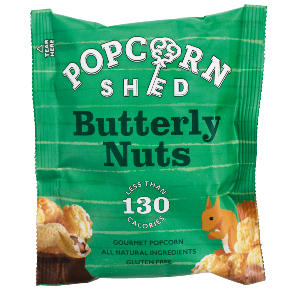 Popcorn Shed Butterly Nuts Snack Pack (16x26g)